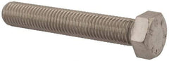 Value Collection - M18x2.50mm Metric Coarse, 110mm Length Under Head Hex Head Cap Screw - Fully Threaded, Grade 316 & Austenitic A4 Stainless Steel, Uncoated, 27mm Hex - Americas Industrial Supply