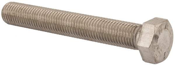 Value Collection - M20x2.50mm Metric Coarse, 140mm Length Under Head Hex Head Cap Screw - Fully Threaded, Grade 316 & Austenitic A4 Stainless Steel, Uncoated, 30mm Hex - Americas Industrial Supply