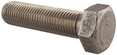 Value Collection - M30x3.50mm Metric Coarse, 120mm Length Under Head Hex Head Cap Screw - Fully Threaded, Grade 316 & Austenitic A4 Stainless Steel, Uncoated, 46mm Hex - Americas Industrial Supply