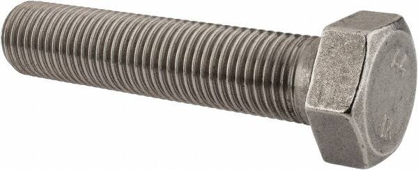 Value Collection - M30x3.50mm Metric Coarse, 140mm Length Under Head Hex Head Cap Screw - Fully Threaded, Grade 316 & Austenitic A4 Stainless Steel, Uncoated, 46mm Hex - Americas Industrial Supply