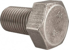 Value Collection - M36x4.00mm Metric Coarse, 60mm Length Under Head Hex Head Cap Screw - Fully Threaded, Grade 316 & Austenitic A4 Stainless Steel, Uncoated, 55mm Hex - Americas Industrial Supply