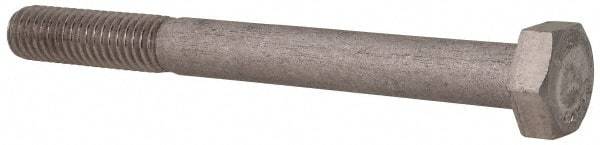 Value Collection - M6x1.00mm Metric Coarse, 60mm Length Under Head Hex Head Cap Screw - Partially Threaded, Grade 316 & Austenitic A4 Stainless Steel, Uncoated, 10mm Hex - Americas Industrial Supply