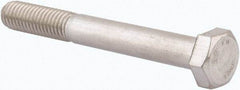 Value Collection - M8x1.25mm Metric Coarse, 65mm Length Under Head Hex Head Cap Screw - Partially Threaded, Grade 316 & Austenitic A4 Stainless Steel, Uncoated, 13mm Hex - Americas Industrial Supply