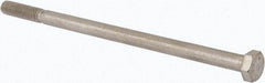 Value Collection - M8x1.25mm Metric Coarse, 150mm Length Under Head Hex Head Cap Screw - Partially Threaded, Grade 316 & Austenitic A4 Stainless Steel, Uncoated, 13mm Hex - Americas Industrial Supply