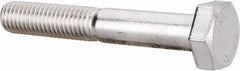 Value Collection - M10x1.50mm Metric Coarse, 65mm Length Under Head Hex Head Cap Screw - Partially Threaded, Grade 316 & Austenitic A4 Stainless Steel, Uncoated, 17mm Hex - Americas Industrial Supply