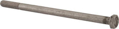 Value Collection - M12x1.75mm Metric Coarse, 200mm Length Under Head Hex Head Cap Screw - Partially Threaded, Grade 316 & Austenitic A4 Stainless Steel, Uncoated, 19mm Hex - Americas Industrial Supply