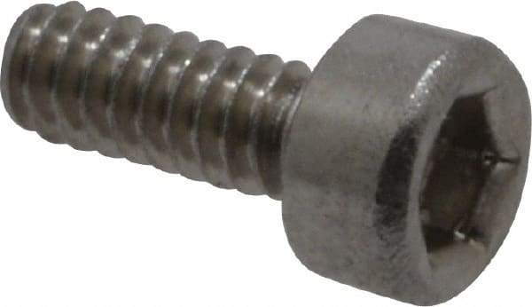 Value Collection - M1.6x0.35 Metric Coarse Hex Socket Drive, Socket Cap Screw - Grade 18-8 & Austenitic A2 Stainless Steel, Uncoated, Fully Threaded, 4mm Length Under Head - Americas Industrial Supply