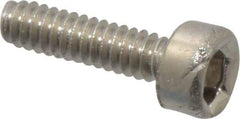 Value Collection - M1.6x0.35 Metric Coarse Hex Socket Drive, Socket Cap Screw - Grade 18-8 & Austenitic A2 Stainless Steel, Uncoated, Fully Threaded, 6mm Length Under Head - Americas Industrial Supply