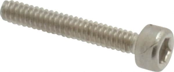 Value Collection - M1.6x0.35 Metric Coarse Hex Socket Drive, Socket Cap Screw - Grade 18-8 & Austenitic A2 Stainless Steel, Uncoated, Fully Threaded, 10mm Length Under Head - Americas Industrial Supply