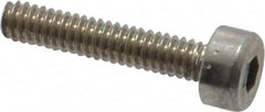 Value Collection - M2x0.40 Metric Coarse Hex Socket Drive, Socket Cap Screw - Grade 18-8 & Austenitic A2 Stainless Steel, Uncoated, Fully Threaded, 10mm Length Under Head - Americas Industrial Supply