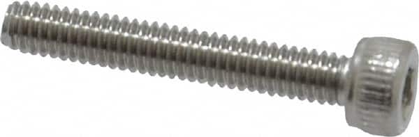 Value Collection - M2.5x0.45 Metric Coarse Hex Socket Drive, Socket Cap Screw - Grade 18-8 & Austenitic A2 Stainless Steel, Uncoated, Fully Threaded, 16mm Length Under Head - Americas Industrial Supply