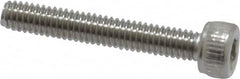 Value Collection - M2.5x0.45 Metric Coarse Hex Socket Drive, Socket Cap Screw - Grade 18-8 & Austenitic A2 Stainless Steel, Uncoated, Fully Threaded, 16mm Length Under Head - Americas Industrial Supply