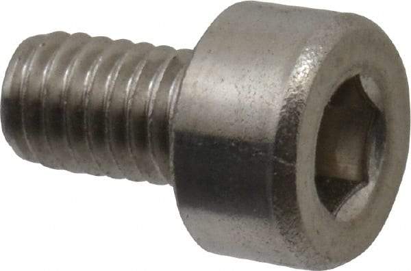 Value Collection - M3x0.50 Metric Coarse Hex Socket Drive, Socket Cap Screw - Grade 18-8 & Austenitic A2 Stainless Steel, Uncoated, Fully Threaded, 5mm Length Under Head - Americas Industrial Supply
