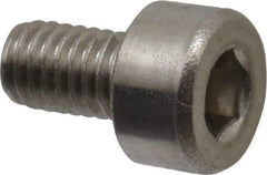 Value Collection - M3x0.50 Metric Coarse Hex Socket Drive, Socket Cap Screw - Grade 18-8 & Austenitic A2 Stainless Steel, Uncoated, Fully Threaded, 5mm Length Under Head - Americas Industrial Supply