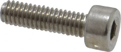 Value Collection - M4x0.70 Metric Coarse Hex Socket Drive, Socket Cap Screw - Grade 18-8 & Austenitic A2 Stainless Steel, Uncoated, Fully Threaded, 14mm Length Under Head - Americas Industrial Supply