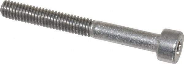 Value Collection - M4x0.70 Metric Coarse Hex Socket Drive, Socket Cap Screw - Grade 18-8 & Austenitic A2 Stainless Steel, Uncoated, Partially Threaded, 35mm Length Under Head - Americas Industrial Supply