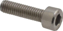 Value Collection - M5x0.80 Metric Coarse Hex Socket Drive, Socket Cap Screw - Grade 18-8 & Austenitic A2 Stainless Steel, Uncoated, Fully Threaded, 18mm Length Under Head - Americas Industrial Supply