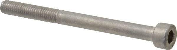 Value Collection - M5x0.80 Metric Coarse Hex Socket Drive, Socket Cap Screw - Grade 18-8 & Austenitic A2 Stainless Steel, Uncoated, Partially Threaded, 60mm Length Under Head - Americas Industrial Supply