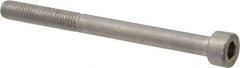 Value Collection - M5x0.80 Metric Coarse Hex Socket Drive, Socket Cap Screw - Grade 18-8 & Austenitic A2 Stainless Steel, Uncoated, Partially Threaded, 60mm Length Under Head - Americas Industrial Supply