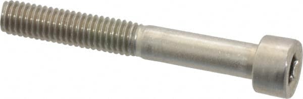 Value Collection - M6x1.00 Metric Coarse Hex Socket Drive, Socket Cap Screw - Grade 18-8 & Austenitic A2 Stainless Steel, Uncoated, Partially Threaded, 45mm Length Under Head - Americas Industrial Supply