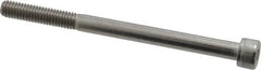 Value Collection - M6x1.00 Metric Coarse Hex Socket Drive, Socket Cap Screw - Grade 18-8 & Austenitic A2 Stainless Steel, Uncoated, Partially Threaded, 80mm Length Under Head - Americas Industrial Supply