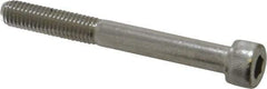 Value Collection - M8x1.25 Metric Coarse Hex Socket Drive, Socket Cap Screw - Grade 18-8 & Austenitic A2 Stainless Steel, Uncoated, Partially Threaded, 70mm Length Under Head - Americas Industrial Supply