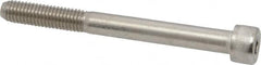Value Collection - M8x1.25 Metric Coarse Hex Socket Drive, Socket Cap Screw - Grade 18-8 & Austenitic A2 Stainless Steel, Uncoated, Partially Threaded, 80mm Length Under Head - Americas Industrial Supply