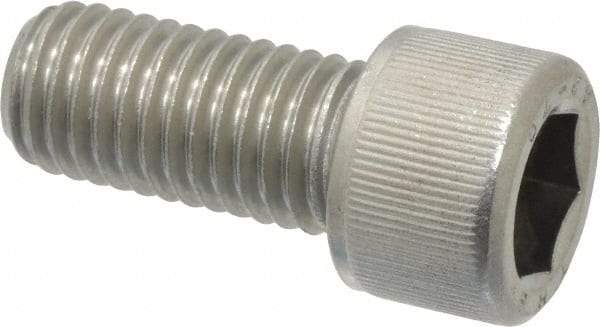 Value Collection - M14x2.00 Metric Coarse Hex Socket Drive, Socket Cap Screw - Grade 18-8 & Austenitic A2 Stainless Steel, Uncoated, Fully Threaded, 30mm Length Under Head - Americas Industrial Supply
