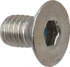 Value Collection - M3x0.50 Metric Coarse Hex Socket Drive, 90° Flat Screw - Grade 18-8 & Austenitic A2 Stainless Steel, Fully Threaded, 5mm OAL - Americas Industrial Supply