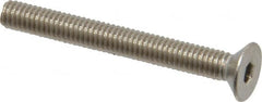 Value Collection - M4x0.70 Metric Coarse Hex Socket Drive, 90° Flat Screw - Grade 18-8 & Austenitic A2 Stainless Steel, Partially Threaded, 35mm OAL - Americas Industrial Supply