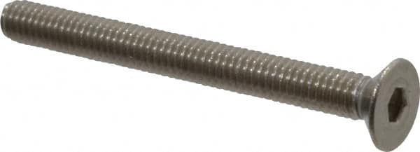 Value Collection - M4x0.70 Metric Coarse Hex Socket Drive, 90° Flat Screw - Grade 18-8 & Austenitic A2 Stainless Steel, Partially Threaded, 40mm OAL - Americas Industrial Supply