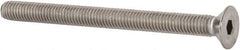 Value Collection - M5x0.80 Metric Coarse Hex Socket Drive, 90° Flat Screw - Grade 18-8 & Austenitic A2 Stainless Steel, Partially Threaded, 60mm OAL - Americas Industrial Supply