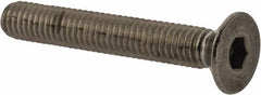 Value Collection - M6x1.00 Metric Coarse Hex Socket Drive, 90° Flat Screw - Grade 18-8 & Austenitic A2 Stainless Steel, Partially Threaded, 40mm OAL - Americas Industrial Supply