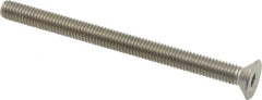 Value Collection - M6x1.00 Metric Coarse Hex Socket Drive, 90° Flat Screw - Grade 18-8 & Austenitic A2 Stainless Steel, Partially Threaded, 80mm OAL - Americas Industrial Supply