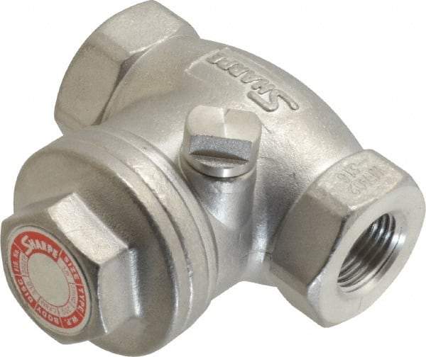 Sharpe Valves - 3/8" Stainless Steel Check Valve - FNPT x FNPT, 200 WOG - Americas Industrial Supply