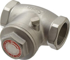 Sharpe Valves - 1-1/4" Stainless Steel Check Valve - FNPT x FNPT, 200 WOG - Americas Industrial Supply