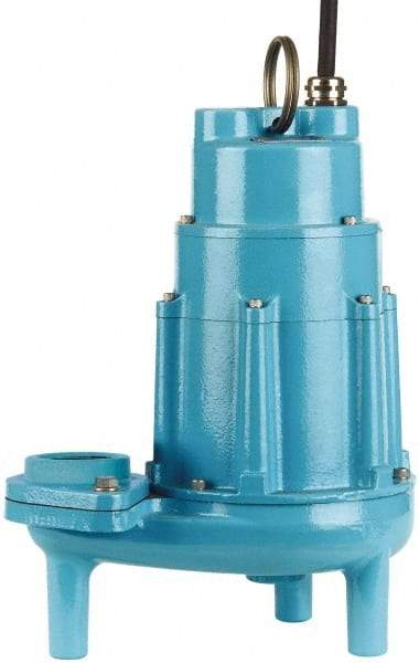 Little Giant Pumps - 2 hp, 16.4 Amp Rating, 230 Volts, Nonautomatic Operation, Effluent Pump - 1 Phase, Cast Iron Housing - Americas Industrial Supply