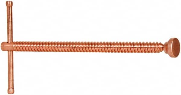 Wilton - Clamp Spindle Assembly - 10-1/8" Thread Length, 3/4" Tip Surface Diam, Use with C-Clamps - Americas Industrial Supply