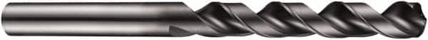 DORMER - 10.5mm 130° Cobalt Jobber Drill - TiAlN Finish, Right Hand Cut, Spiral Flute, Straight Shank, 150mm OAL, ADX Point - Americas Industrial Supply