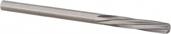 Magafor - 3.5103mm Solid Carbide 6 Flute Chucking Reamer - Spiral Flute, 0.1382" Straight Shank, 19/32" Flute Length, 2-1/4" OAL - Americas Industrial Supply