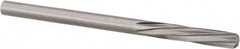 Magafor - 3.5103mm Solid Carbide 6 Flute Chucking Reamer - Spiral Flute, 0.1382" Straight Shank, 19/32" Flute Length, 2-1/4" OAL - Americas Industrial Supply