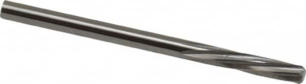 Magafor - 3.5611mm Solid Carbide 6 Flute Chucking Reamer - Spiral Flute, 0.1402" Straight Shank, 19/32" Flute Length, 2-1/4" OAL - Americas Industrial Supply