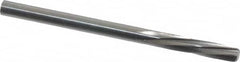 Magafor - 3.6093mm Solid Carbide 6 Flute Chucking Reamer - Spiral Flute, 0.1421" Straight Shank, 19/32" Flute Length, 2-1/4" OAL - Americas Industrial Supply