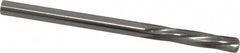 Magafor - 3.6195mm Solid Carbide 6 Flute Chucking Reamer - Spiral Flute, 0.1425" Straight Shank, 19/32" Flute Length, 2-1/4" OAL - Americas Industrial Supply