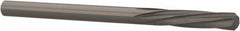 Magafor - 3.6398mm Solid Carbide 6 Flute Chucking Reamer - Spiral Flute, 0.1433" Straight Shank, 19/32" Flute Length, 2-1/4" OAL - Americas Industrial Supply