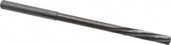 Magafor - 3.81mm Solid Carbide 6 Flute Chucking Reamer - Spiral Flute, 0.158" Straight Shank, 3/4" Flute Length, 2-61/64" OAL - Americas Industrial Supply