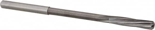 Magafor - 3.8811mm Solid Carbide 6 Flute Chucking Reamer - Spiral Flute, 0.158" Straight Shank, 3/4" Flute Length, 2-61/64" OAL - Americas Industrial Supply