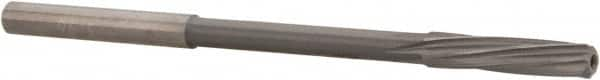 Magafor - 3.9599mm Solid Carbide 6 Flute Chucking Reamer - Spiral Flute, 0.158" Straight Shank, 3/4" Flute Length, 2-61/64" OAL - Americas Industrial Supply