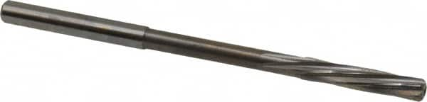 Magafor - 4.32mm Solid Carbide 6 Flute Chucking Reamer - Spiral Flute, 0.177" Straight Shank, 53/64" Flute Length, 3-5/32" OAL - Americas Industrial Supply