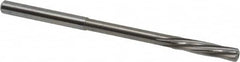 Magafor - 4.4mm Solid Carbide 6 Flute Chucking Reamer - Spiral Flute, 0.177" Straight Shank, 53/64" Flute Length, 3-5/32" OAL - Americas Industrial Supply